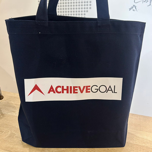 制作事例 086ネイビー フルカラー転写プリント 表面プリントサイズ:W250mm×H61mm