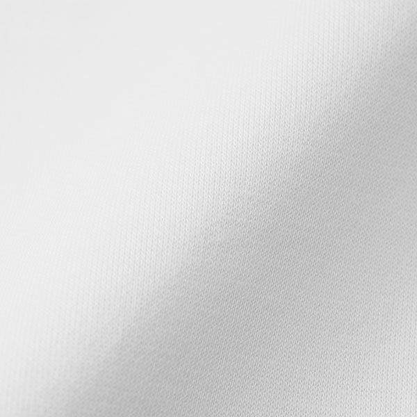 表地は天竺のダブルフェイス編みのため、ナチュラルな風合いを実現