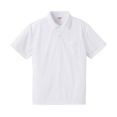 4.1オンス ドライ アスレチック ポロシャツ(左胸ポケット付)
