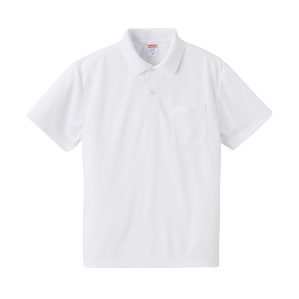 4.1オンス ドライ アスレチック ポロシャツ(左胸ポケット付)