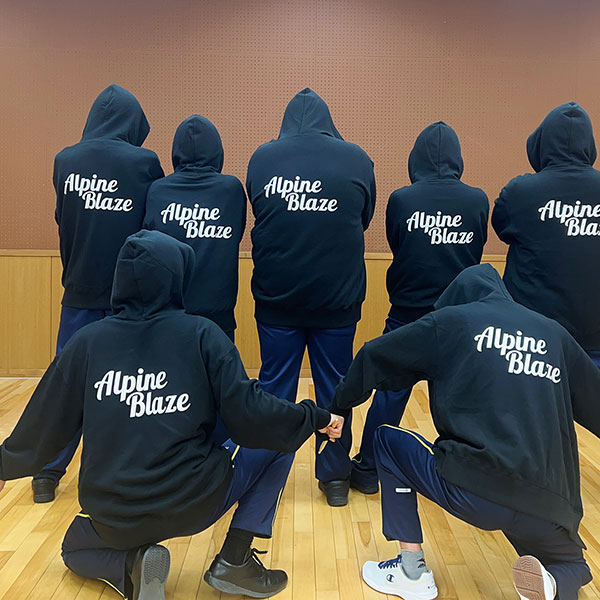 制作事例 SBKスーパーブラック フルカラー転写プリント 背中中央プリントサイズ:W300mm×H142mm