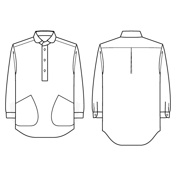 Fb 4566u オックスフォード プルオーバー七分袖シャツ オリジナルtシャツのプリント作成 刺繍のことならjetchop