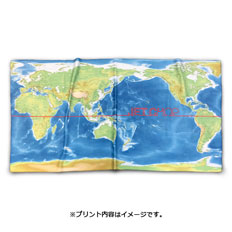 全面フルカラープリント バスタオル(綿+マイクロファイバー生地)