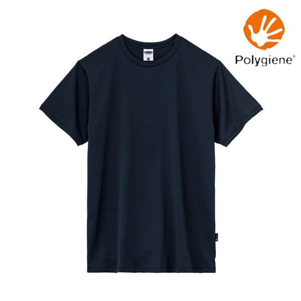 【抗菌防臭】5.6オンス リサイクルポリエステルTシャツ(「ポリジン」加工)