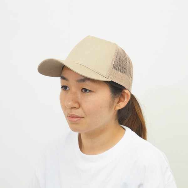 NWHT-H1757】 5パネルコットンメッシュキャップ(NEWHATTAN