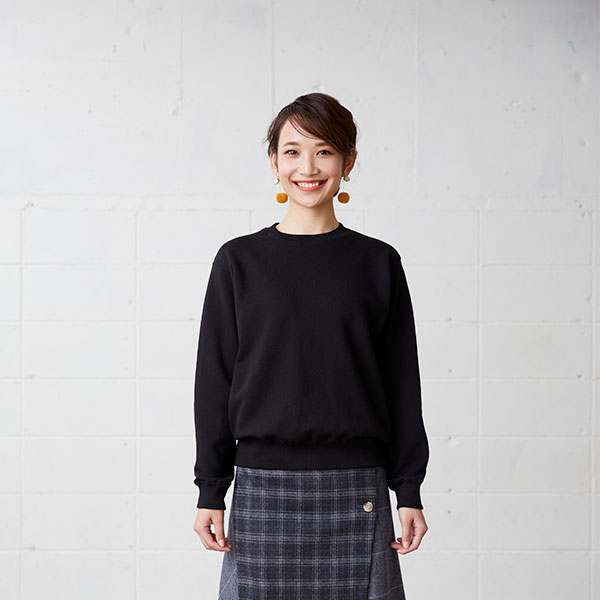着用イメージ　身長163cm/Sサイズ　09ブラック