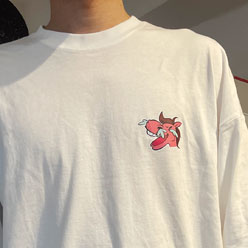 オリジナルロングTシャツ プリント