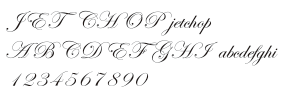 E-31　Edwardian Script